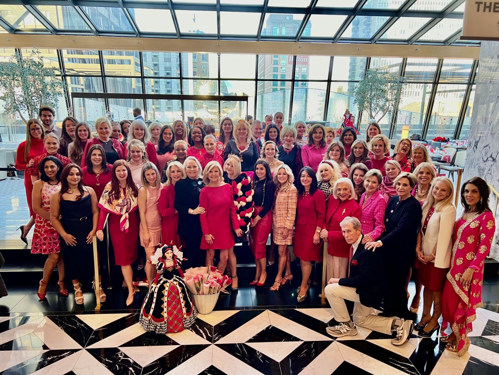 Celebrating the third annual Service Club of Chicago's Valentine's Day Tea Party. (Photo | Service Club)